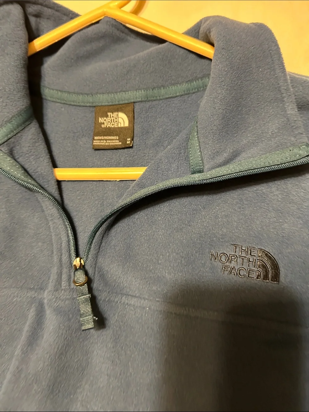 The North Face Men's Slate Blue Half-Zip Fleece Pullover